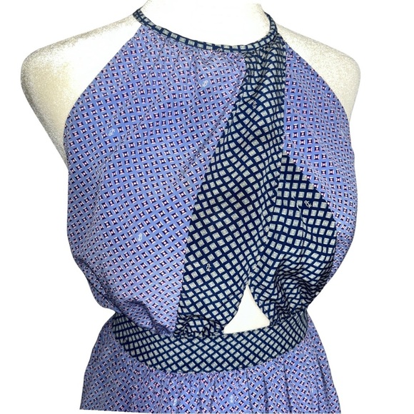 Juicy Couture Geometric Print Halter Dress - Size 0‎ - Picture 2 of 12